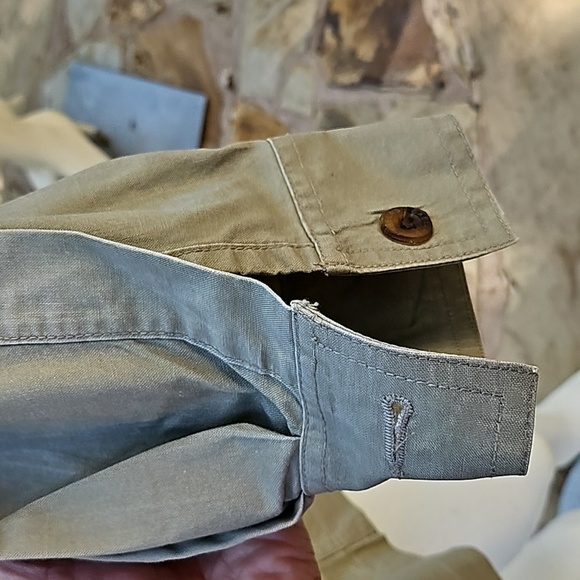 Vintage CABELA'S khaki tan hunting shooting safari jacket shirt size XL tall - Picture 7 of 12